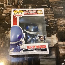 💥Funko Pop! YU-GI-OH! BLUE EYES TOON DRAGON #1062 25th Anniversary Sticker 💥