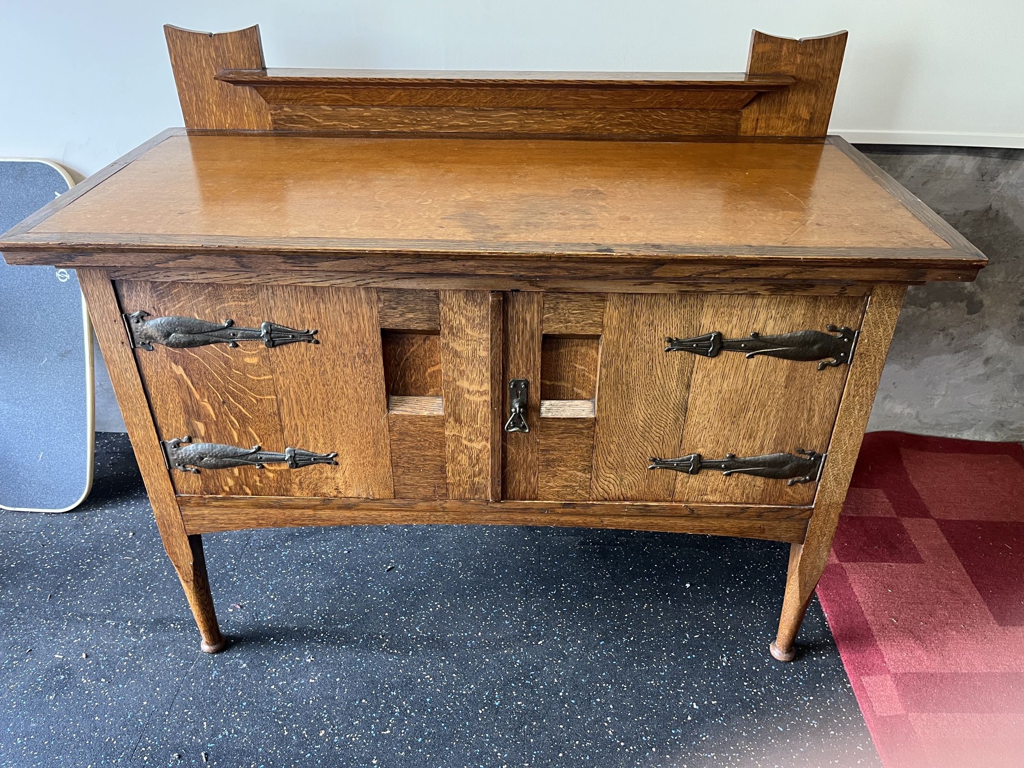 Arts and Crafts Rift Cut Oak Sideboard - 48" wide x 22" deep