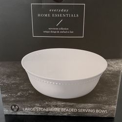 2.3 Quart. Beaded Serving Bowl