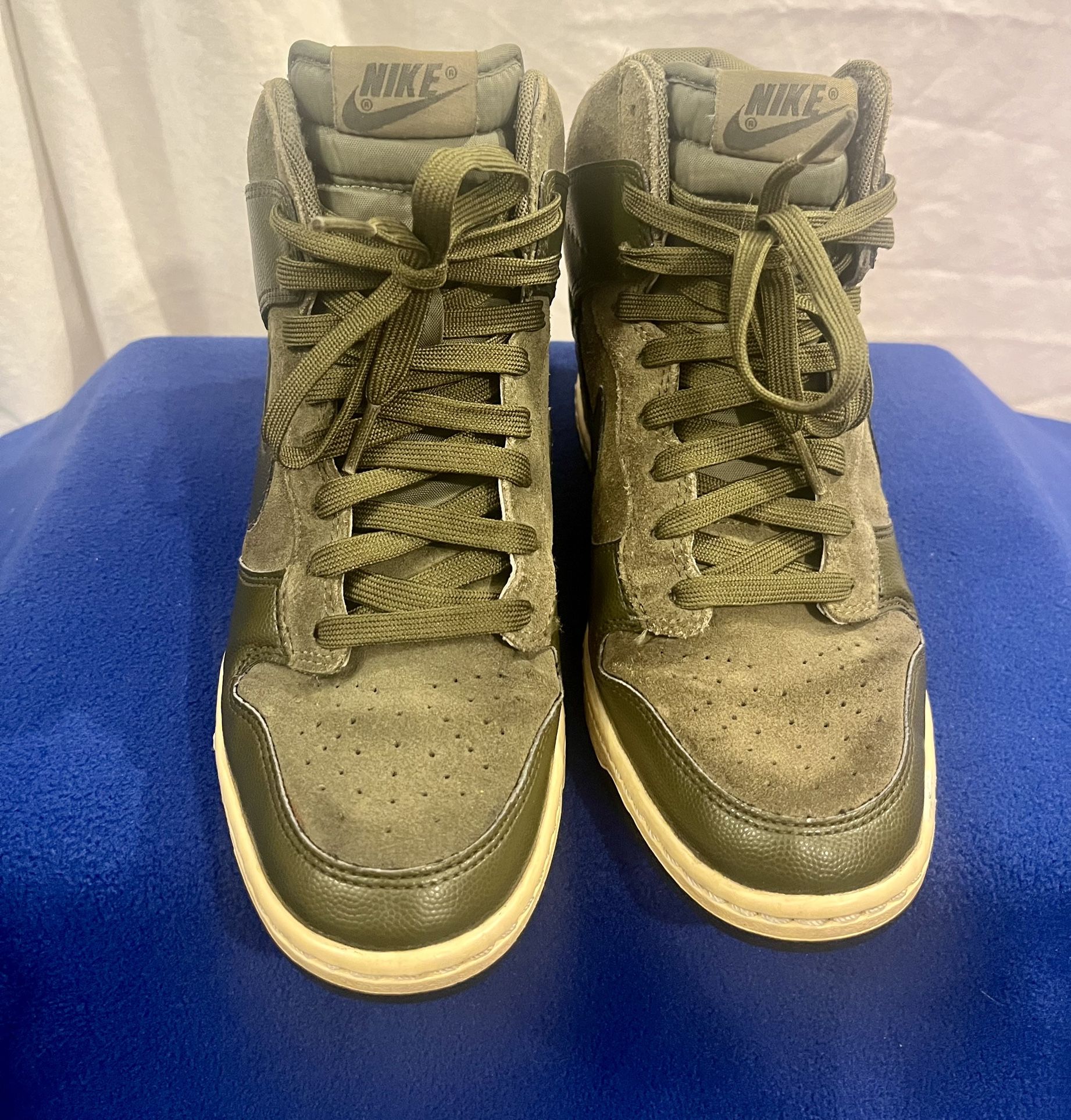 Nike Wedge Sneaker Olive Green W 8