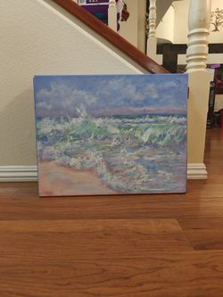 16x20 Oil Painting Ocean