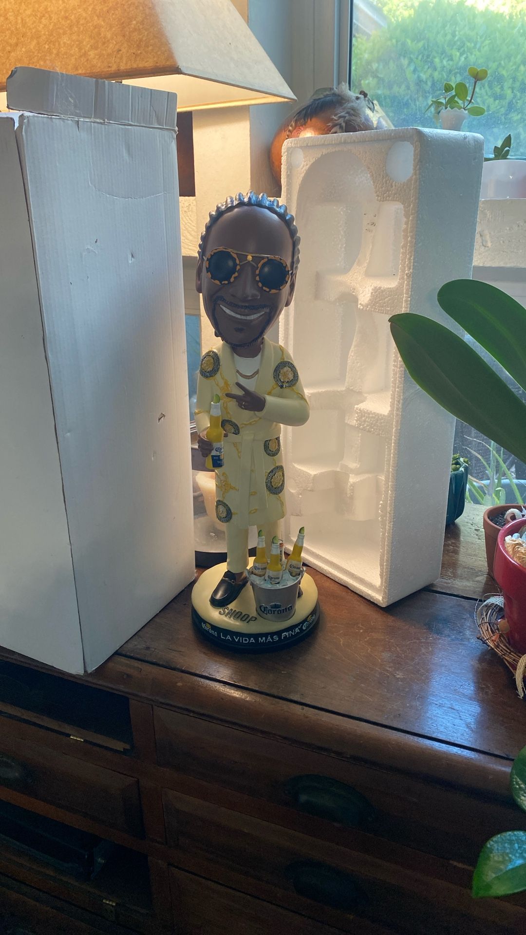 2022 Snoop Dogg Corona Bobblehead, 18” High