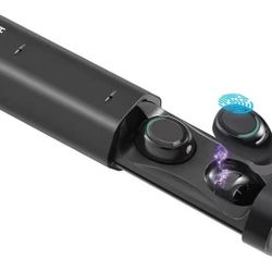 True Wireless Bluetooth Earbuds, Headphones for Sport Mini TWS Earphones Bluetooth 5.0, Auto Pairing, Touch Control, Dual Built-in Mic, Noise Cancelli