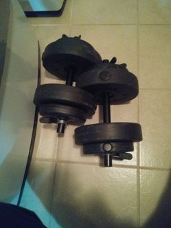Weights 20 Lb Each 40 Lb Total