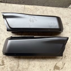 15-20 Ford F-150 Left Right Rear Bumper Face Bar End Caps Black Open Box