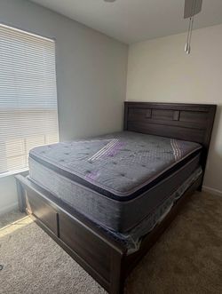 Bed Frame With Mattress And Box Spring