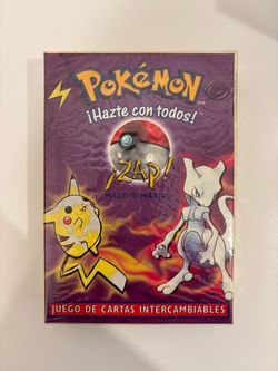 Pokemon Zap Spanish theme deck WOTC