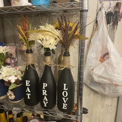 Home Decor Altered Bottles 