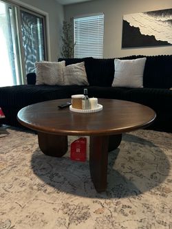 Wooden coffee table