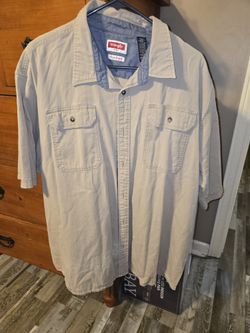 Mens Short Sleeve Wrangler Shirt