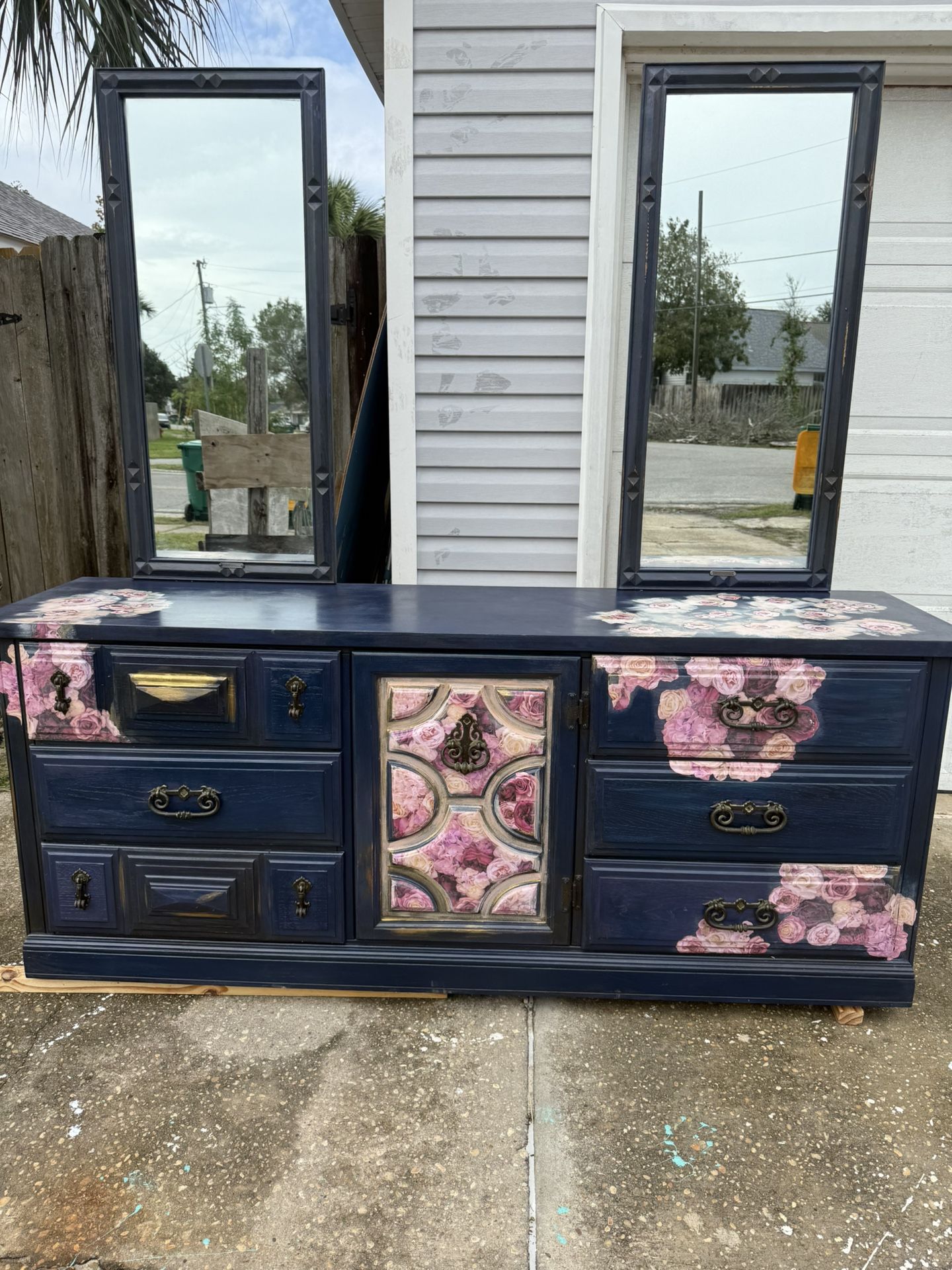 Big Solid Wood Dresser