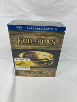 The Lord of the Rings: The Motion Picture Trilogy — Extended Edition — Blu-Ray — NEW!