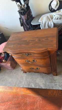 Wood Nightstand