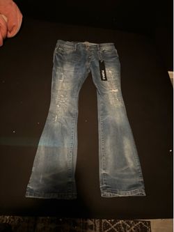 mens flare/stack jeans