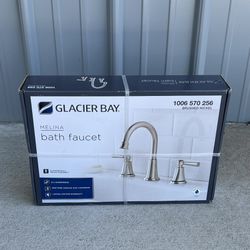 NEW Bathroom Vanity “Long neck” Brushed Nickel Faucet