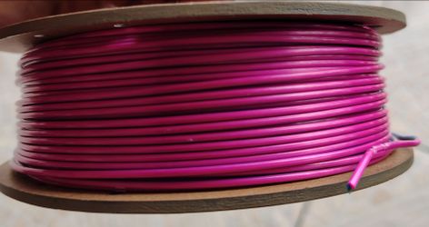 1.75mm PLA 3D Printer Filament - Silk Rose Red, Sky Blue, Green (0.25kg)