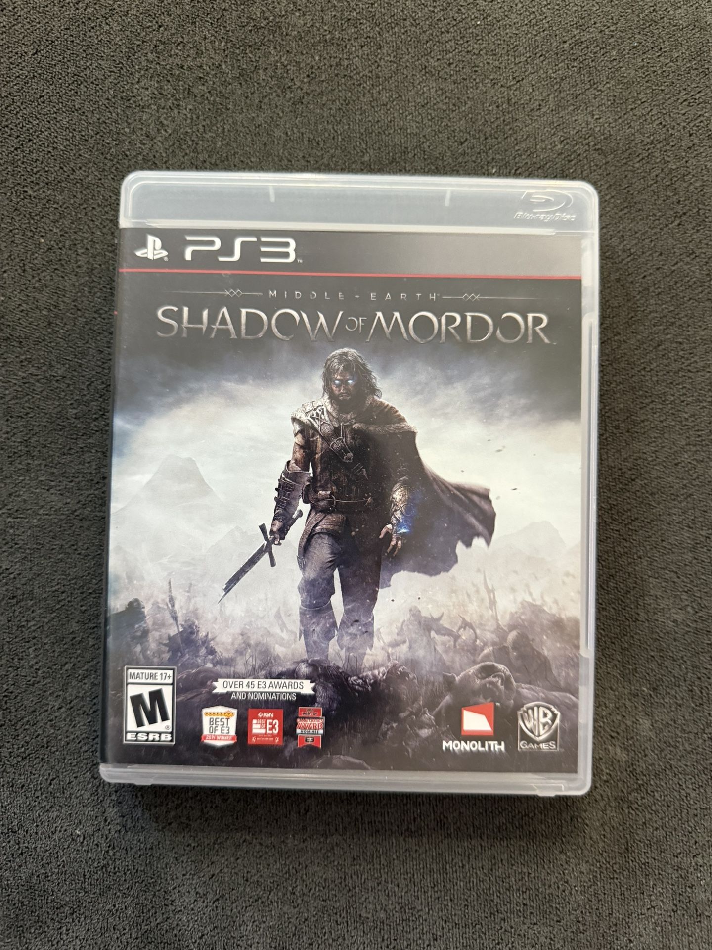 PS3 Game Middle Earth Shadows Of Mordor