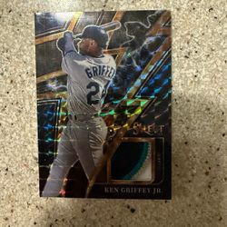Ken Griffey 1 Of 1 Select Patch Card