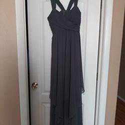 Grey Evening Dress