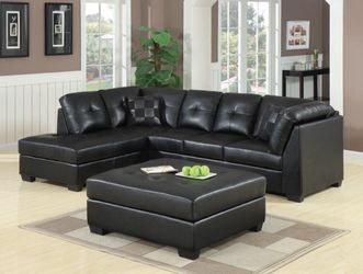 Sectional de piel nuevo en cajas // gratis envío e instalación