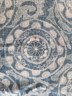 Antique Japanese katazome INDIGO fabric