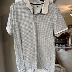 Men's G by GUESS White Polo Shirt Size Large
