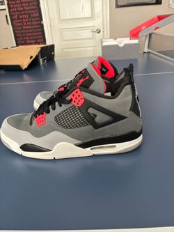 Dark/grey infrared Jordan 4s