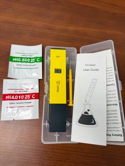 Jellas Digital pH Meter Water Tester w/ Calibration Kit – New Open Box