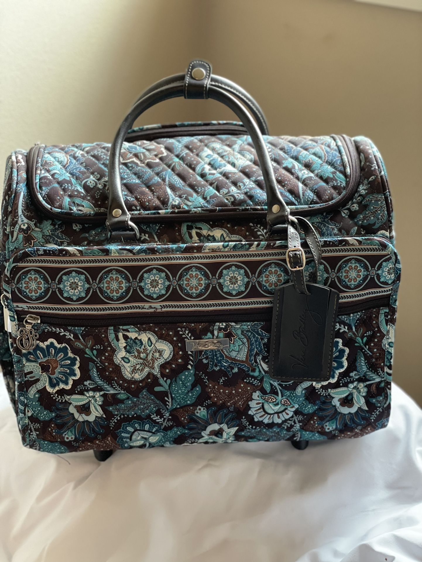Vera Bradley Duffel Rolling Bag $115
