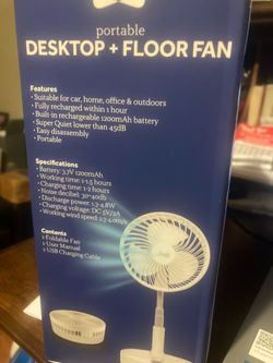 Sealy desktop/Floor fan