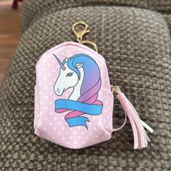 Unicorn Keychain Coin Mini Holder