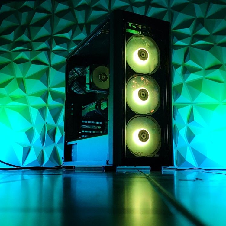 1080 GTX nVidia Gaming PC • Intel CPU 4.3ghz • 16gb DDR 4 • RGB Lights • 1.3TB