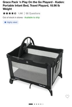 Graco Pack ‘n Play® On the Go™ Playard - Kaden Fashion