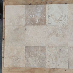 150 square feet 12X12 Travertine Stone