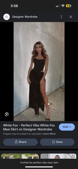White Fox Perfect Vibe Maxi Skirt