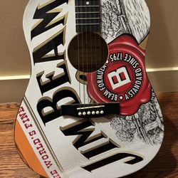 Glen Burton Jim Beam Rare Promo Acoustic Guitar - like new