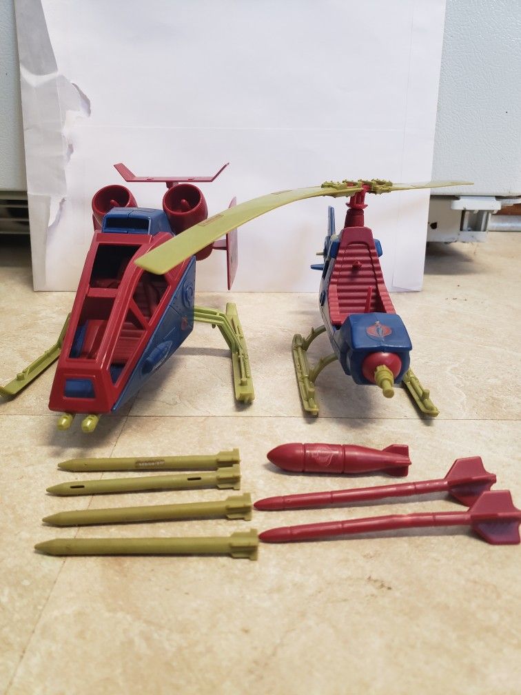 GI Joe ARAH Dreadnok Air Assault Sears Exclusive VTOL and Gyrocopter Fang Complete Vintage