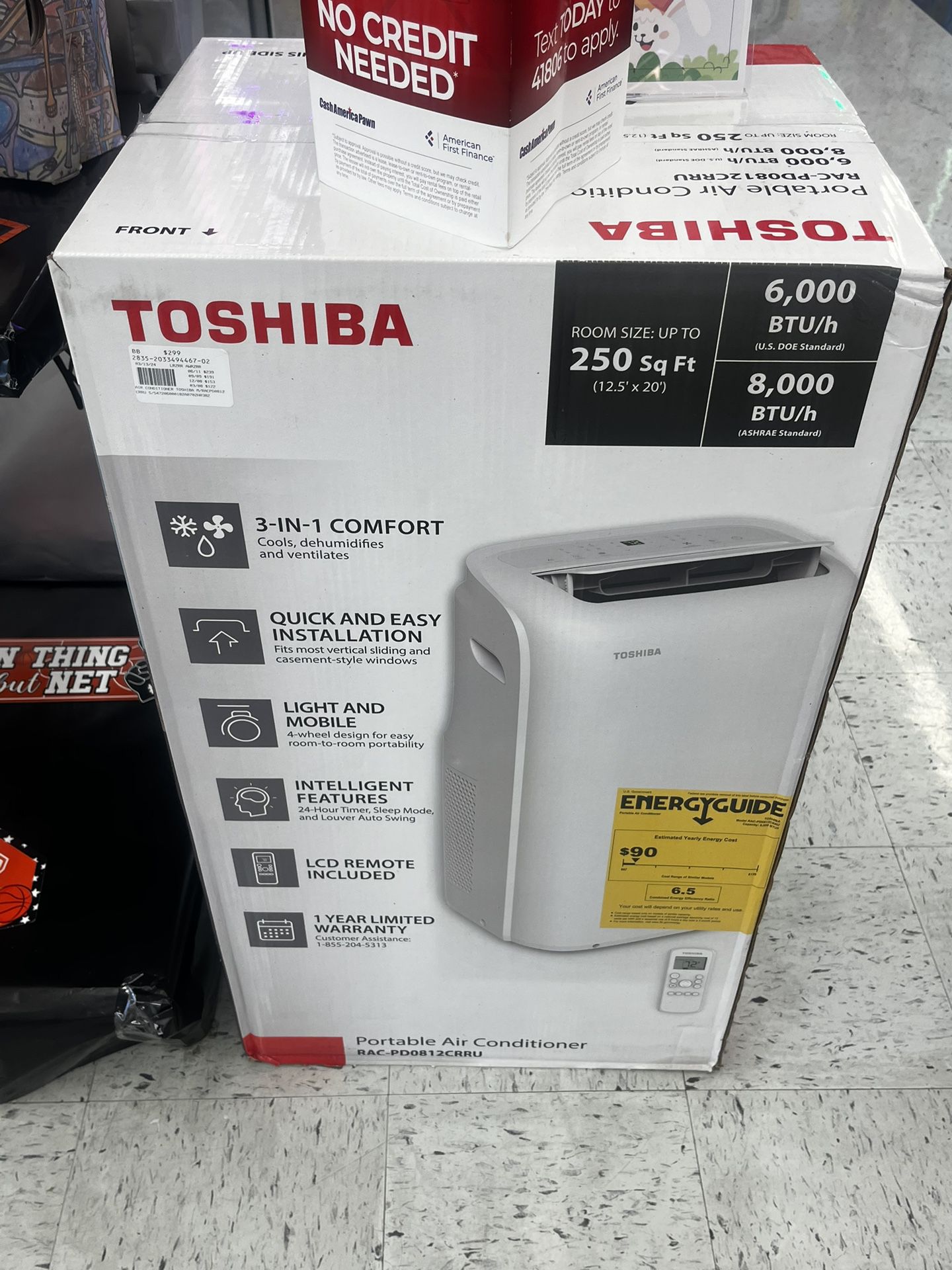 Toshiba Portable Air Conditioner