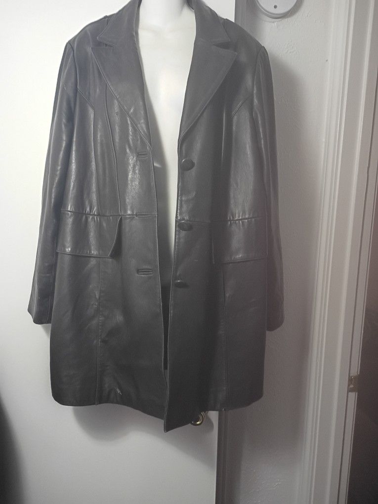 Women's leather jacket by Preston & Co.