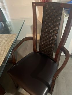 Dining room table with chairs