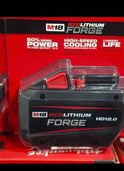 Milwaukee M18 18V Lithium-Ion REDLITHIUM FORGE HD 12.0 Ah Battery Pack