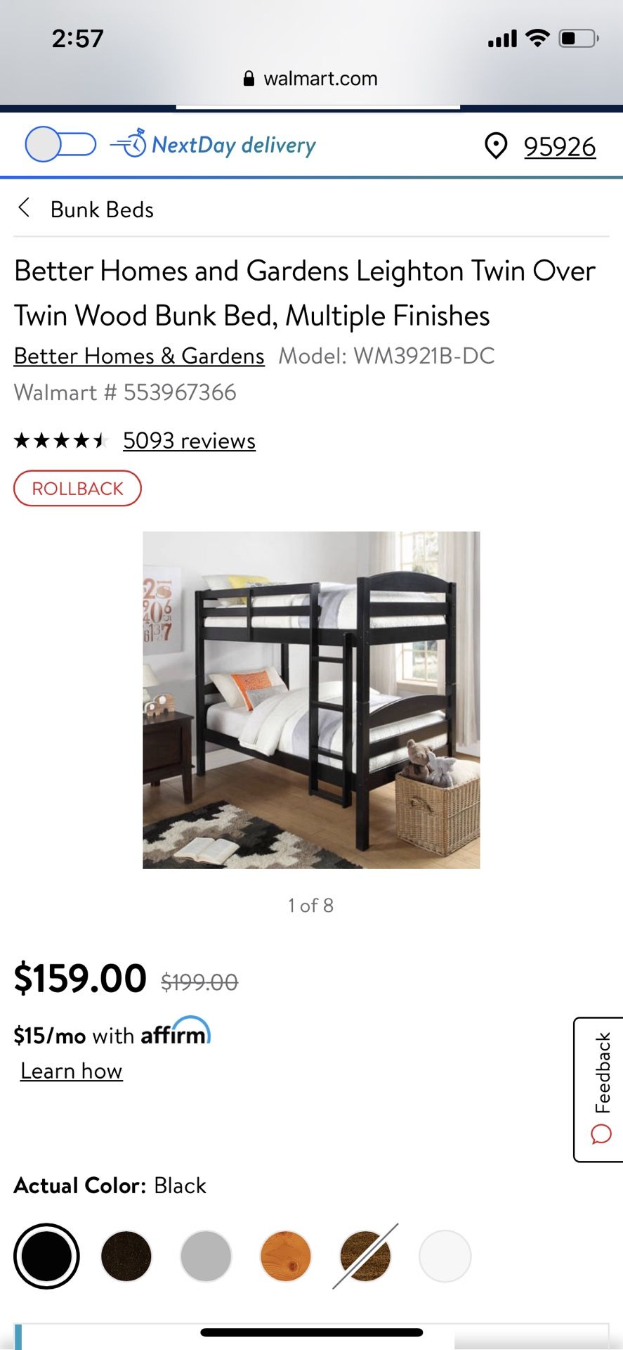 Bunk bed