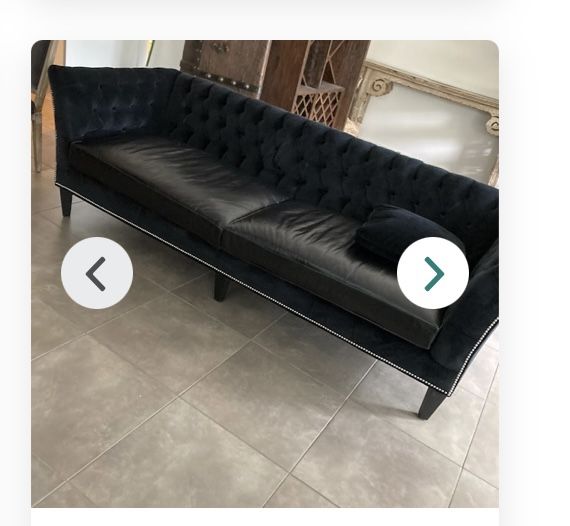 Custom Leather Sofa