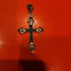 Real Silver Cross Pendant