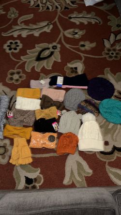Winter Hats, Headbands & Gloves Bundle