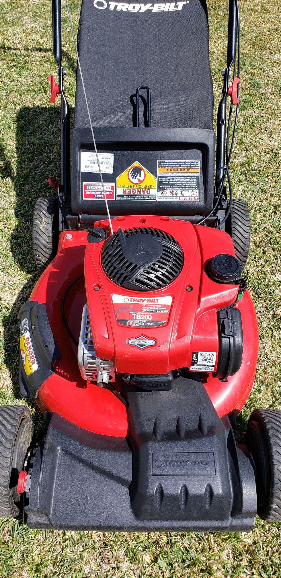 Troy bilt TB200 6.25 150cc self propelled lawn mower for Sale in