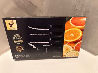 HENVO 6-Piece Kitchen Knife Set – New in Box