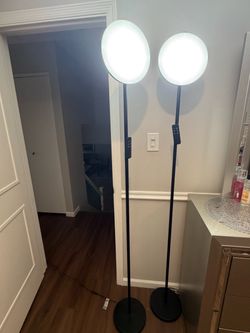 2 Floor Lamps with Remote control