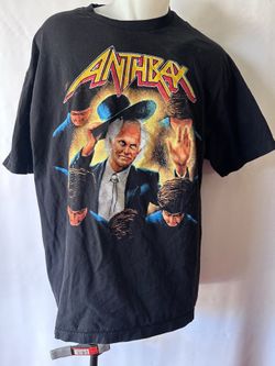 vintage Anthrax Bee Line Across America 2000 Tour John Bush era T-Shir