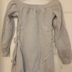 Sweatshirt Dress Or Top